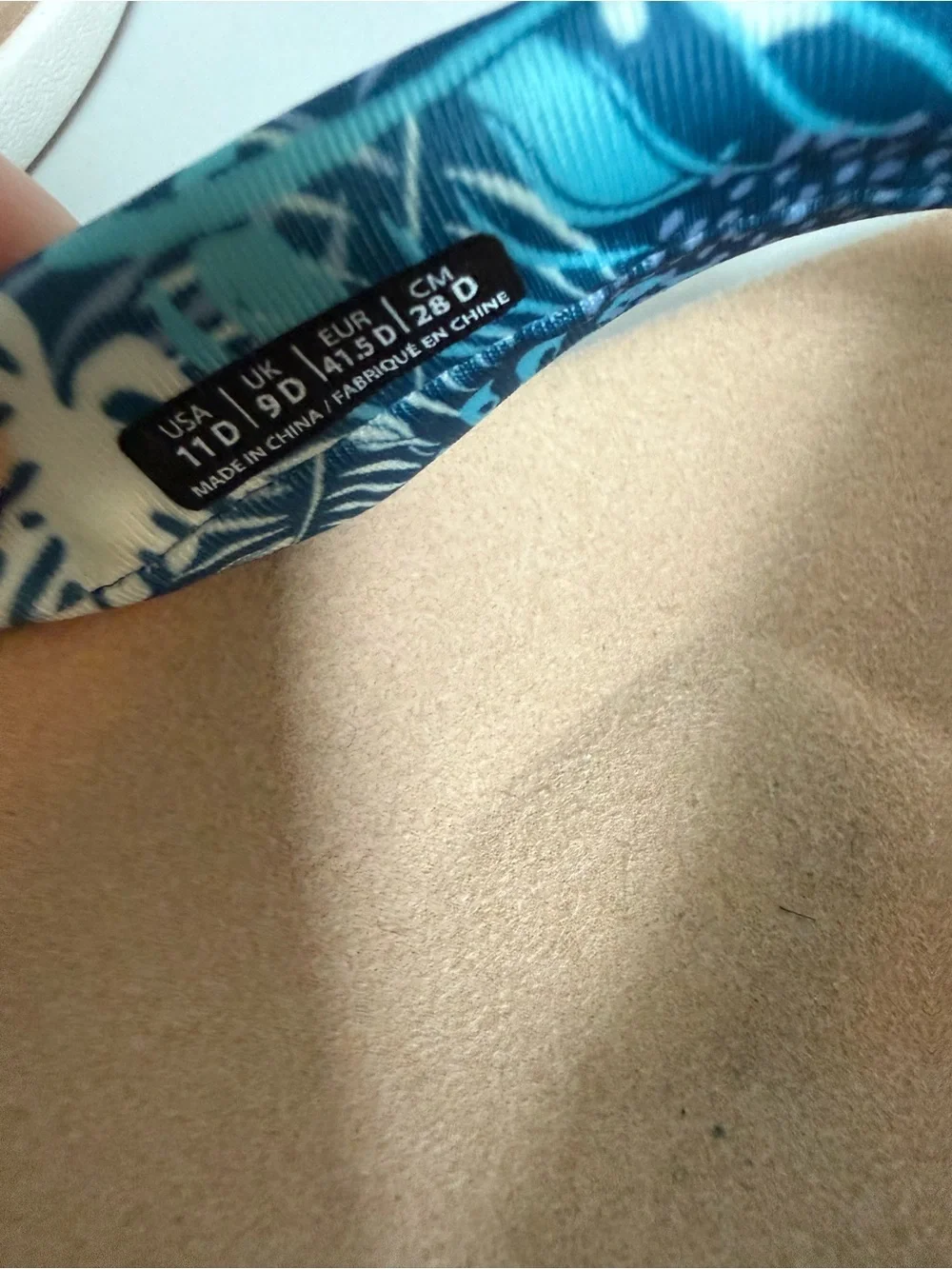 Spenco Victoria Tropic sandals in Tropical Blue EUC men’s size 11